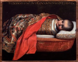 Federico Ubaldo della Rovere, Urbino Dükü (bebek) portresi - Resim by Federico Fiori Barocci or Baroccio