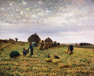 Hasat, Federico Rossano (1835-1912) tablosu, tuval üzerine yağlı boya, 65x80 cm