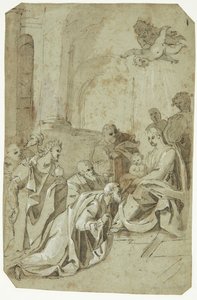 kralların ibadeti by Federico Zuccaro