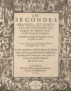 Lord Federic de Vinciolo V...., 1603