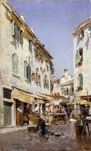 Bir Sokak Manzarası, 1885