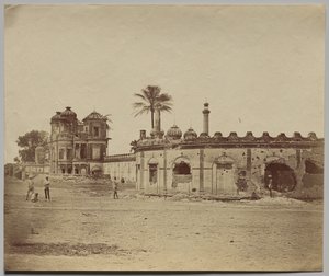 İhlal ve Ağ Geçidini Gösteren Secundra Bagh by Felice A. Beato