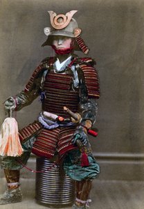 Zırhlı bir samuray, Japonya, 1882