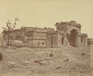 Ağ Geçidi ve Ziyafet Salonu, Lucknow by Felice Beato