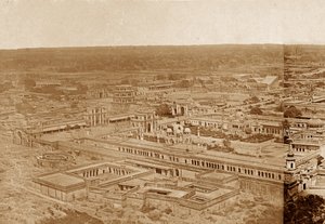 Hüseyinabad ve çevresinin genel görünümü by Felice Beato