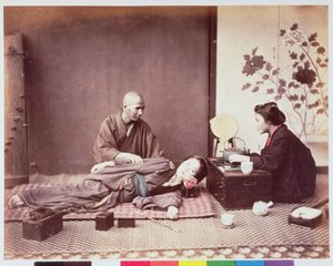 Japon masör, 1890 dolayları (albüm baskısı)