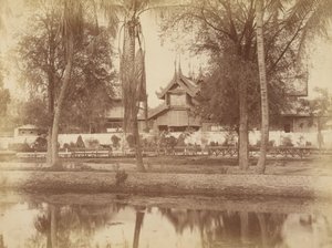 Mandalay, şimdi Syim Khana U.B.C. by Felice Beato