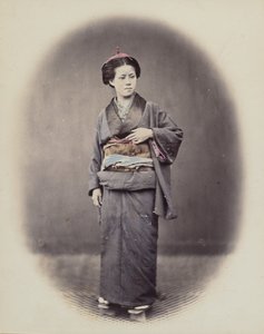 Bir Kadının Portresi, 1868. by Felice Beato