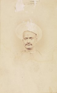 Gwalior Mihracesi Başbakanı Sir Dinkar Rao by Felice Beato