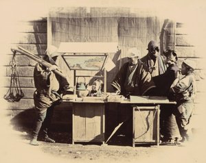 Sokak İkram Tezgahları, c. 1865. by Felice Beato