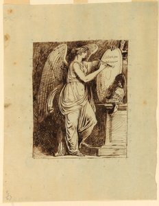 Kalkana 1805 Tarihi Yazan Kanatlı Bir Zafer by Felice Giani