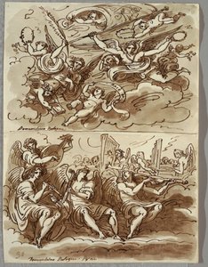 Şehitlik Sembolleri Taşıyan Melekler, Domenichino