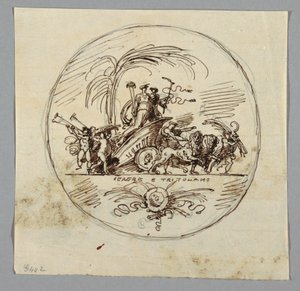 Ceres ve Triptolemus by Felice Giani