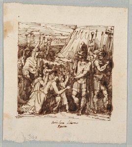 Coriolanus Roma Kuşatmasını Kaldırmayı Kabul Etti by Felice Giani