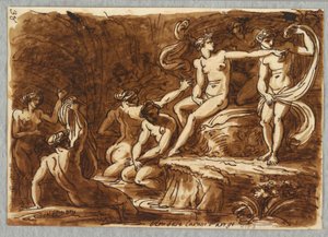 Diana ve Callisto by Felice Giani