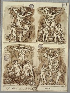 Dört Herms, Carracci