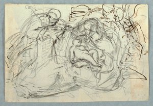 kutsal Aile by Felice Giani