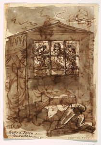 Papa Sixtus II ve Deacon by Felice Giani
