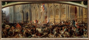 1848 Devrimi: “” Fransız yazar ve politikacı Alphonse de Lamartine (1790-1869), 25/02/1848