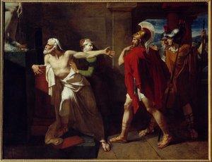 Demosthene Atinalı politikacının ölümü. Argolide açıklarında, Calaurie adasında bulunan Poseidon tapınağında sığınak olan Demostene, tapınağa, Demostene
