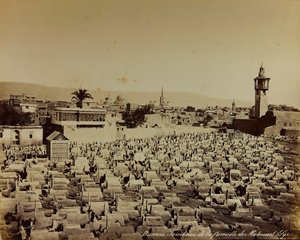 "Damas et Baalbek" albümü: Muhammed'in Şam'daki aile mezarlığı by Félix Bonfils