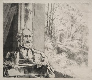 Meyer-Heine, c. 1872 by Felix Bracquemond