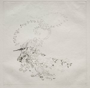 Paris Servisi (Haviland servisi): Günbatımı (no. 11) by Felix Bracquemond