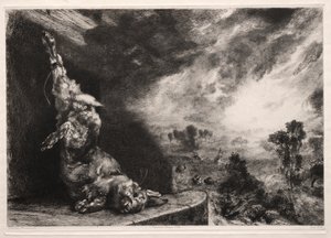 büyük tavşan by Felix Bracquemond