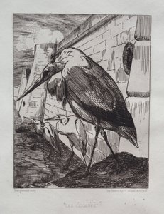 Leylekler by Felix Bracquemond
