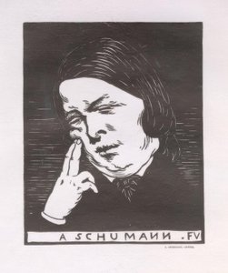 Bir Schumann by Felix Edouard Vallotton