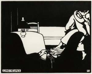 Beş saat by Felix Edouard Vallotton