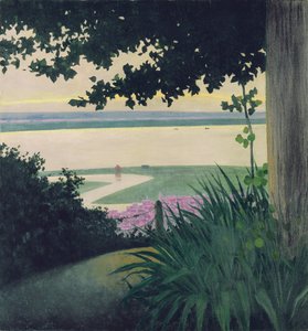 Honfleur ve Baie de la Seine, 1910 by Felix Edouard Vallotton