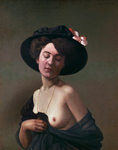 Siyah Şapkalı Kadın, 1908 by Felix Edouard Vallotton