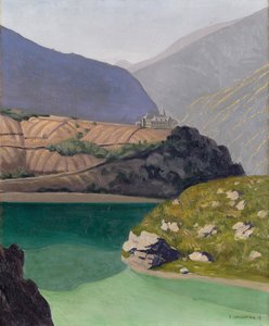 Geronde Gölü, Sierre, 1919 by Felix Edouard Vallotton
