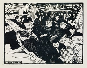 Bon Marche, 1893 by Felix Edouard Vallotton