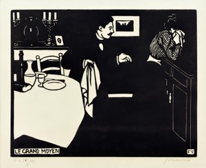 büyük yol by Felix Edouard Vallotton