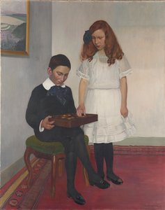 Hahnloser Çocukları, 1912. by Felix Edouard Vallotton