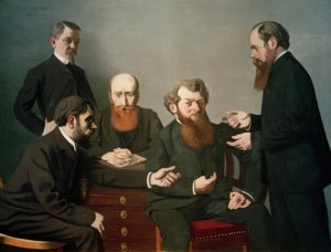 beş ressam by Felix Edouard Vallotton