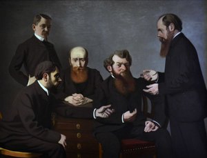 Beş ressam Beş ressam: Félix Vallotton, Pierre Bonnard, Édouard Vuillard... 1902-1903. by Felix Edouard Vallotton