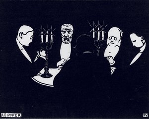 Poker, 1896 by Felix Edouard Vallotton