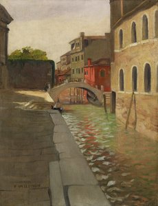 Rio della Salute, Venedik, 1902 dolayları by Felix Edouard Vallotton