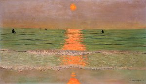 Gün batımı, 1913 by Felix Edouard Vallotton