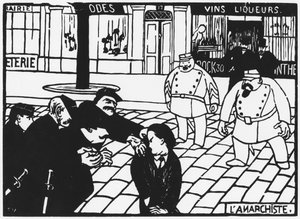 Anarşist, 1892 by Felix Edouard Vallotton