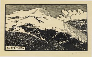 Breithorn, 1892 by Felix Edouard Vallotton