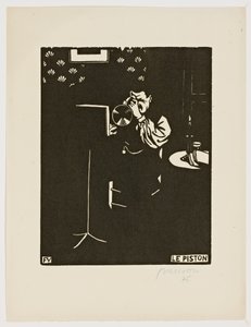 Kornet, "Müzik Aletleri" serisinden, 1896-97 by Felix Edouard Vallotton