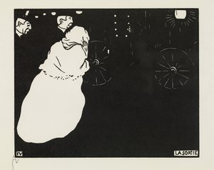 Ayrılış, 1895 by Felix Edouard Vallotton