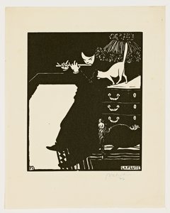 Flüt, "Müzik Aletleri" serisinden, 1896-97 by Felix Edouard Vallotton