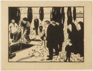 Cenaze by Felix Edouard Vallotton