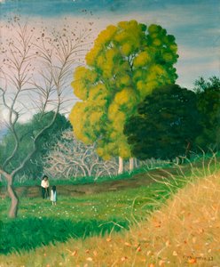 Yeşil Ağaç, Cagnes, 1924 by Felix Edouard Vallotton