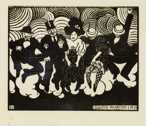 Mutlu Latin Mahallesi by Felix Edouard Vallotton